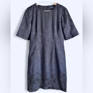 Pink Tartan Black Floral Midi Dress Whimsigoth Formal Cocktail Wedding Guest 4